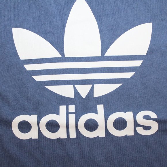 NWT ADIDAS ORIGINAL MEN'S LOGO TREFOIL TANK TOP BLUE - Picture 7 of 7